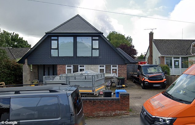 A view of the house in June 2023, when works had already started. It was bought in May 2020