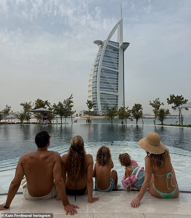 Taking to Instagram on Sunday, Kate shared an array of snaps of their new life abroad and gave a glimpse into their plush new home