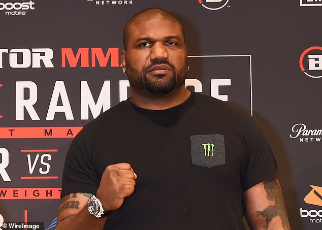 Former UFC champion 'Rampage' Jackson apologized for his son's actions on social media