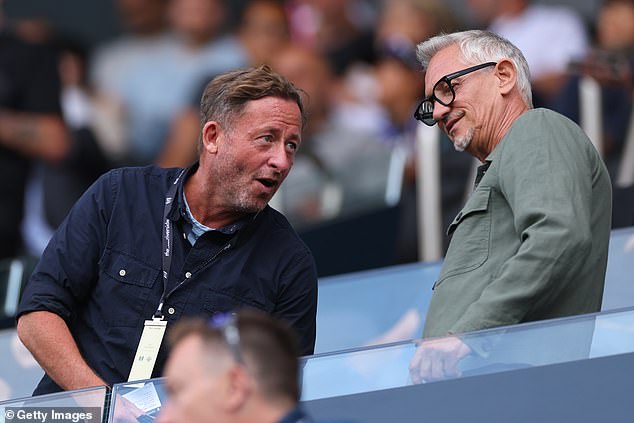 The joke came off the back of Lineker describing Sunday's journey to and from Craven Cottage