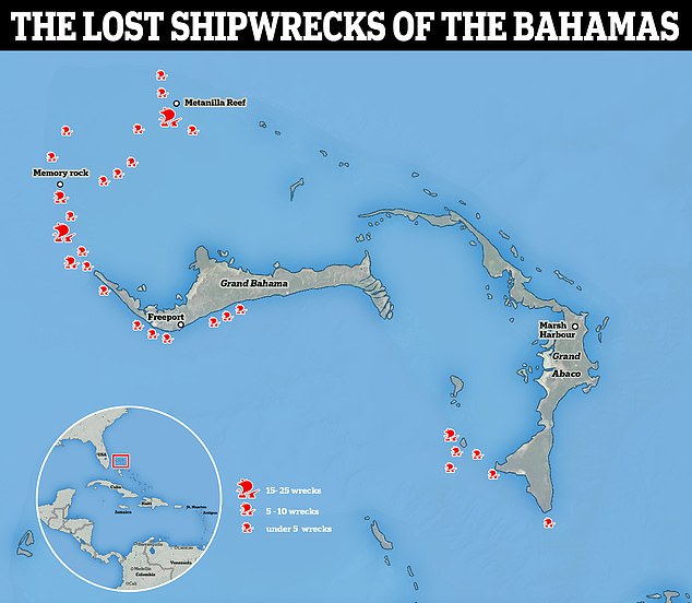 Rogue waves up to 100 feet (30 metres) in height are triggered by the convergence of storms around the tropical region of the Bahamas. These could snap a ship in two if they hit from the wrong angle, potentially explaining some of the mysterious wrecks