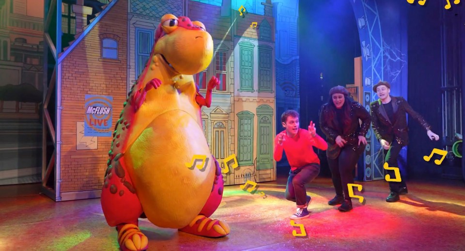 Danny and Dino's Rockin' Adventure stage show at Butlin's.