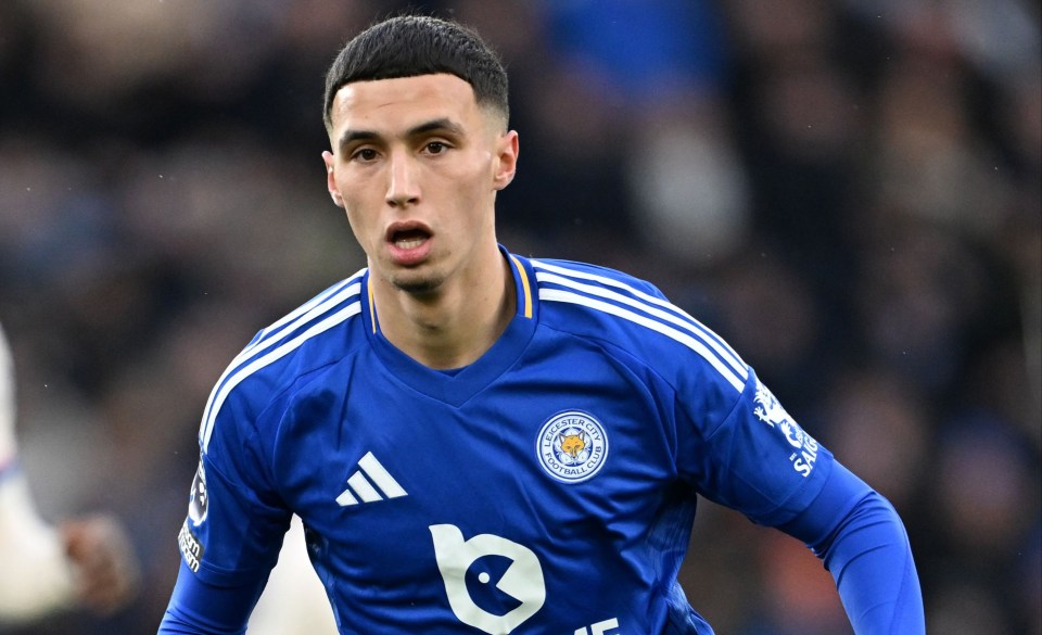 Bilal El Khannouss of Leicester City.