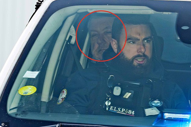 Dominique Pelicot is pictured arriving at the courthouse to face the verdict