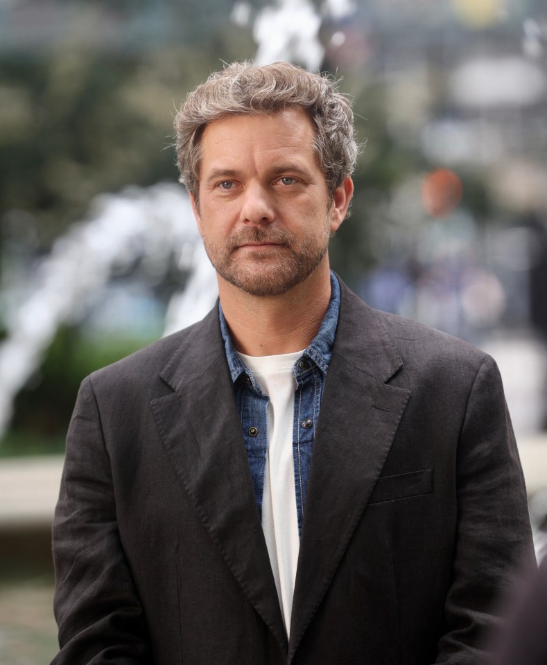 Joshua Jackson on the set of *Happy Hours*.