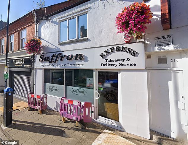In an incident on August 4, two waiters were seen running after a group of four men who left Saffron restaurant in Northampton without settling their £200 bill