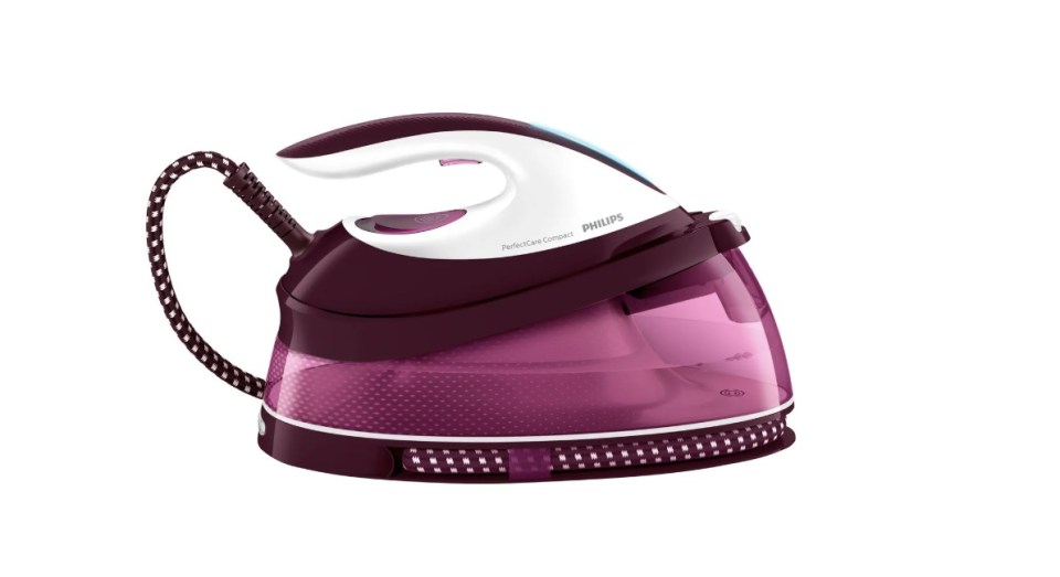 Philips PerfectCare Compact steam iron.