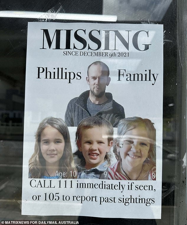 The extraordinary saga began in 2021 when the children and their father first went missing (pictured)