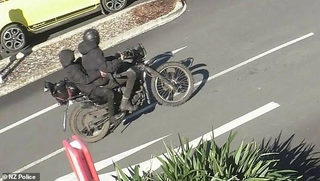In May 2023, Phillips is alleged to have stolen a motorcycle (pictured)