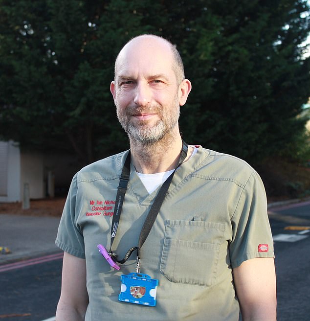 Ian Nichol, a consultant vascular surgeon, is using a technique called reversed deep venous arterialisation ¿ where a vein from the upper leg is used to bypass a blockage
