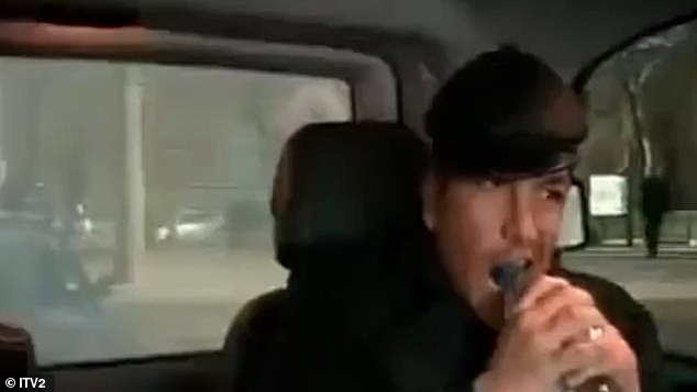 Peter also brands Jordan a 'tart' in another awkward clip, before wrongfully claiming she's 'had half of the English football team'