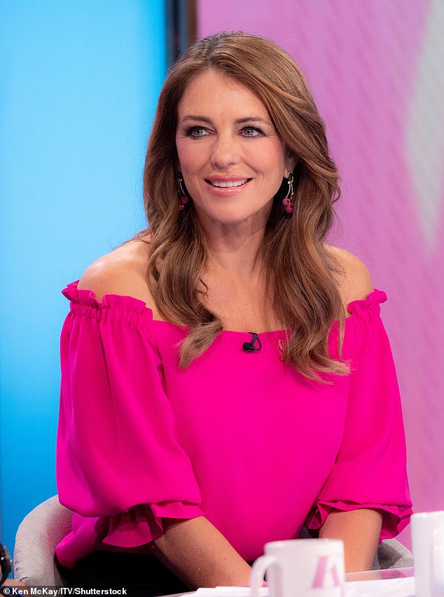 The British actress (pictured in October 2022), 59, made headlines when she stepped out for the 1994 premiere with her then-boyfriend Hugh Grant in a daring cut-out dress