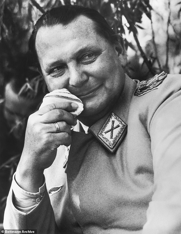An investigation into how the portrait may have gotten to Argentina, led reporters to Friedrich Kadgien - who once served as top Nazi official Herman Goering's (pictured) financial adviser