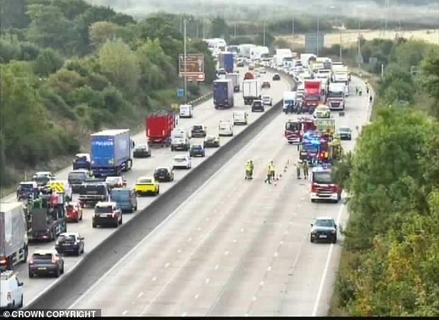 The fire started just before 5.30am this morning, causing massive delays just before the start of rush hour