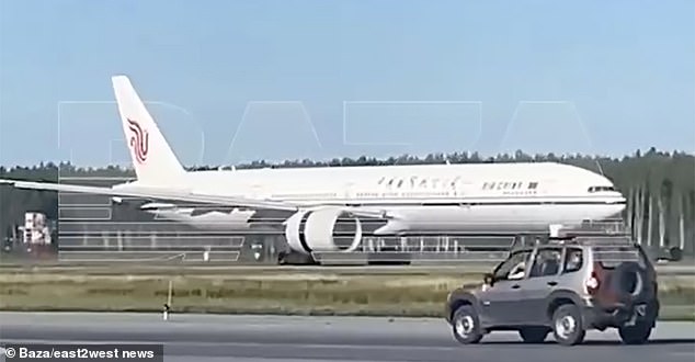 The Baza report warned that the passengers could face hardships after landing in the oil city which is 1,435 miles east of Moscow