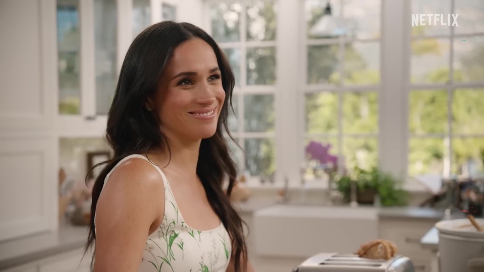 Meghan Markle in a Netflix trailer for "With Love, Meghan."