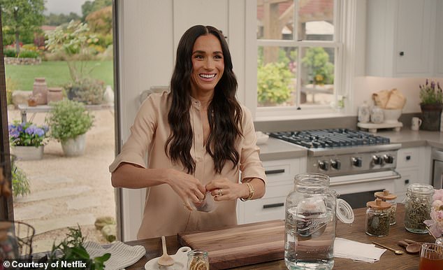 The Duchess of Sussex (pictured in the trailer of the second season of her Netflix show) has shared an update about the upcoming season of With Love, Meghan