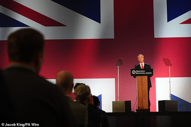 The Reform UK leader, in a major speech in Oxfordshire, unveiled his party's 'Operation Restoring Justice' proposals to deal with illegal migration