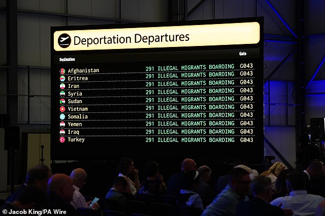 Mr Farage is vowing - if he becomes PM - all those arriving in Britain on small boats will be detained and then deported