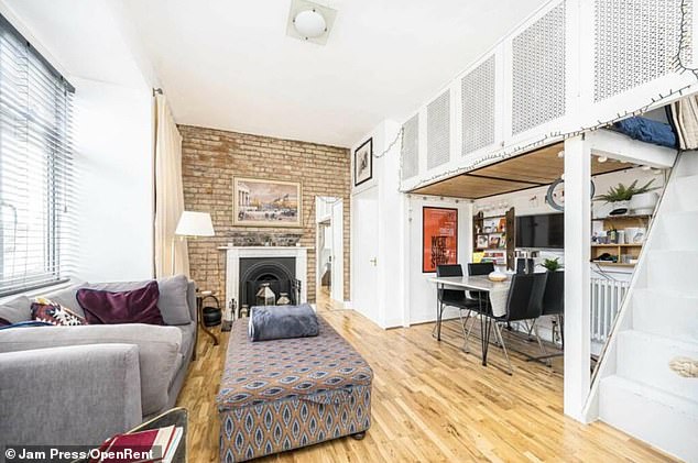 This optimistic 'studio' flat in central London has just about everything you might expect of a bedsit