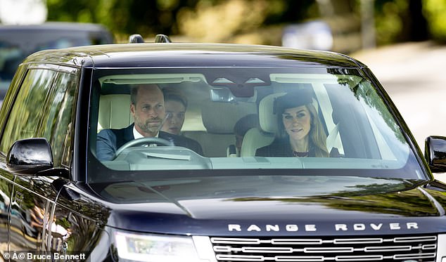 The Prince and Princess of Wales on their way to Balmoral where they will be joined by Peter and Harriet