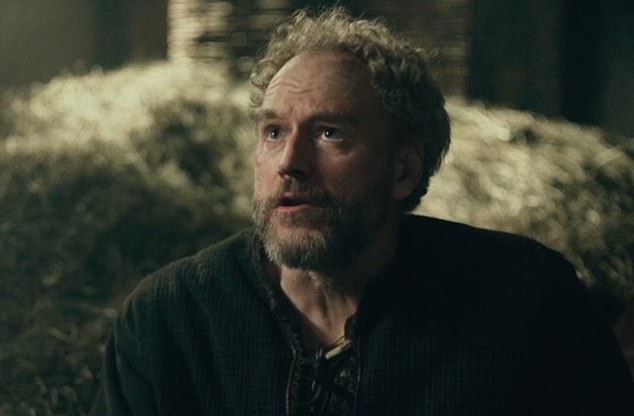 Sweyn, played by Elliot Cowan, boasts: 'She loved every minute of it'