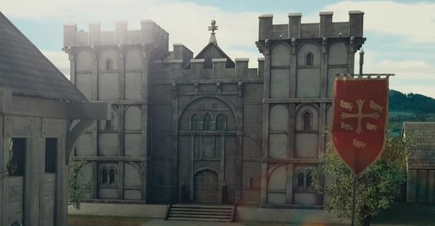 What appears to be a clearly computer-generated depiction of London in King and Conqueror