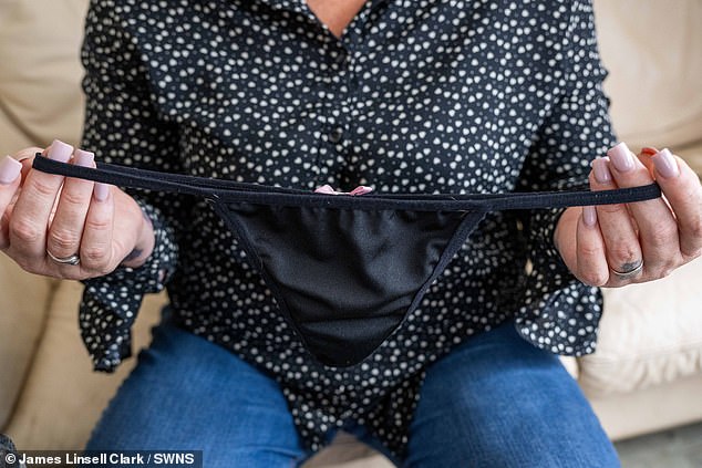 Ms Corr says the officers were like 'children in a playground', throwing a G-string back and forth and pulling her £1,000 collection of erotic gadgets out of the box