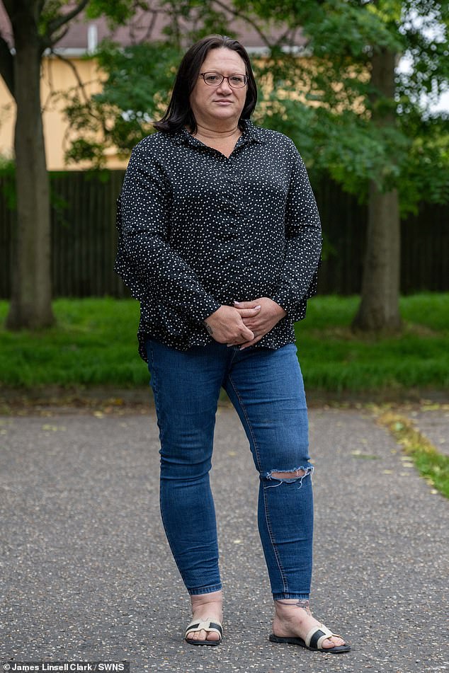 Ms Corr (pictured) said that while she didn't see the incident during the raid, she found out about the full extent of the officers' actions after requesting the bodycam footage