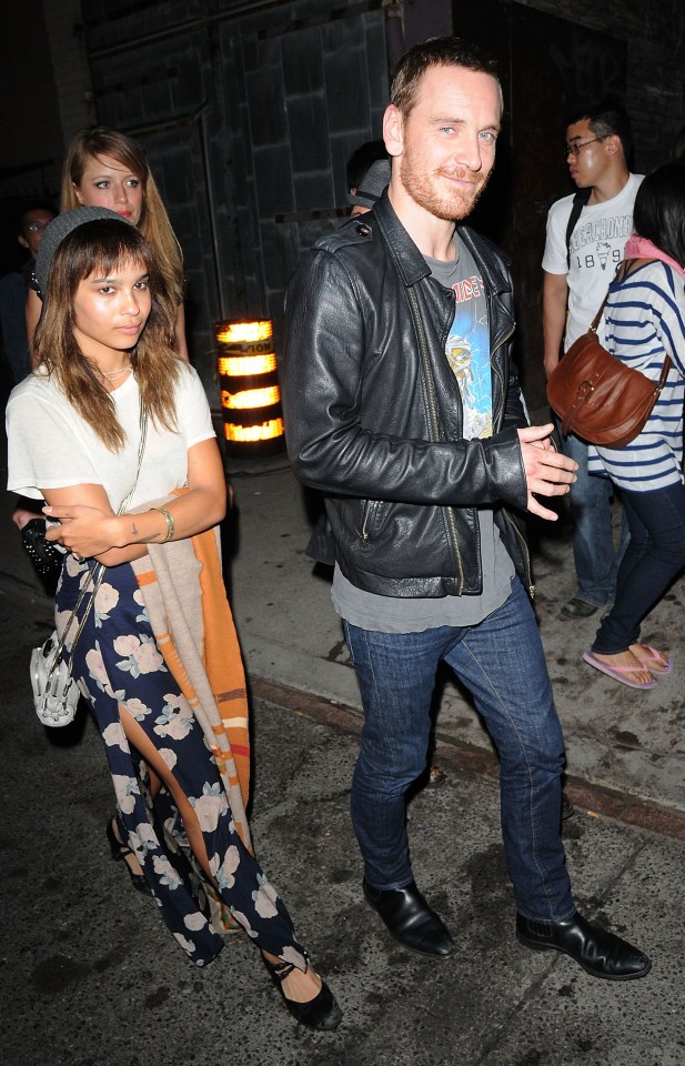 Zoe Kravitz and Michael Fassbender at the Toronto International Film Festival.