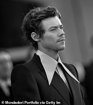 Harry rocked a similar Gucci suit at the Venice Film Festival premiere of his 2022 movie Don't Worry Darling
