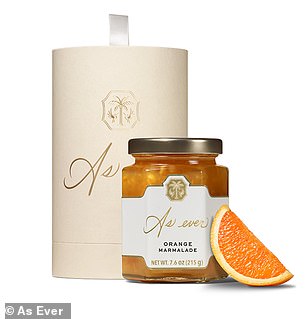 There is also an orange marmalade available with keepsake packaging