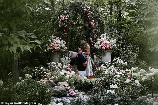 Swift left her fans emotional as she shared the intimate proposal