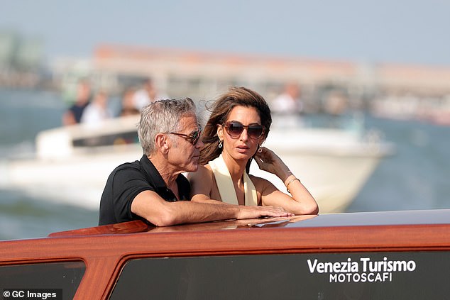 The couple were seen arriving in on their boat