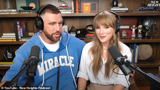 Swift's appearance on Travis and Jason Kelce's New Heights set a world record