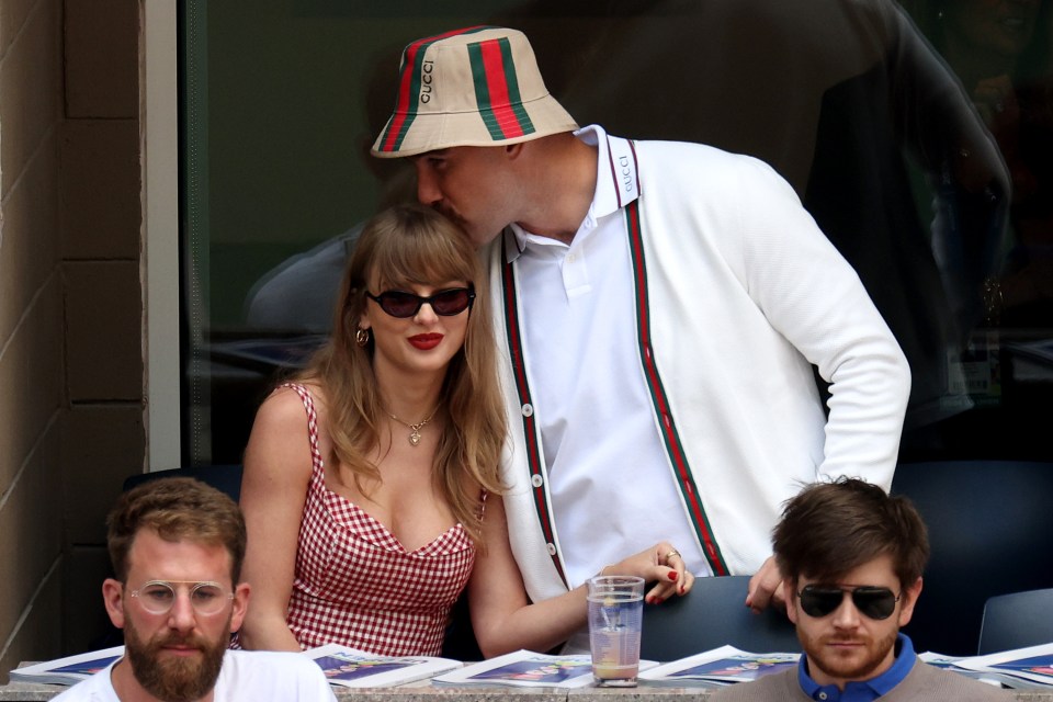 Taylor Swift and Travis Kelce at the US Open.