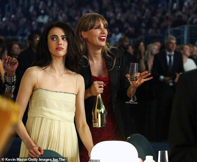 Some fans have also speculated that Swift may be on the outs with Margaret Qualley, who is the wife of Swift's frequent producer and collaborator Jack Antonoff