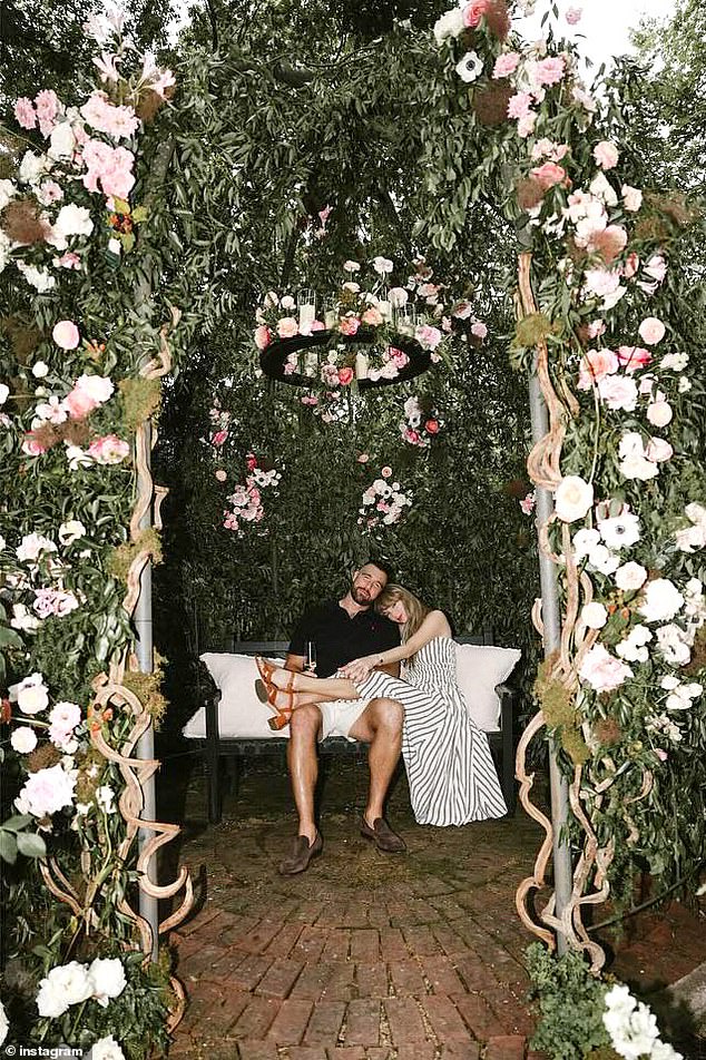 Judi says this photo shows Taylor exhibiting a 'relaxed sensuality' as well as her sense of humor