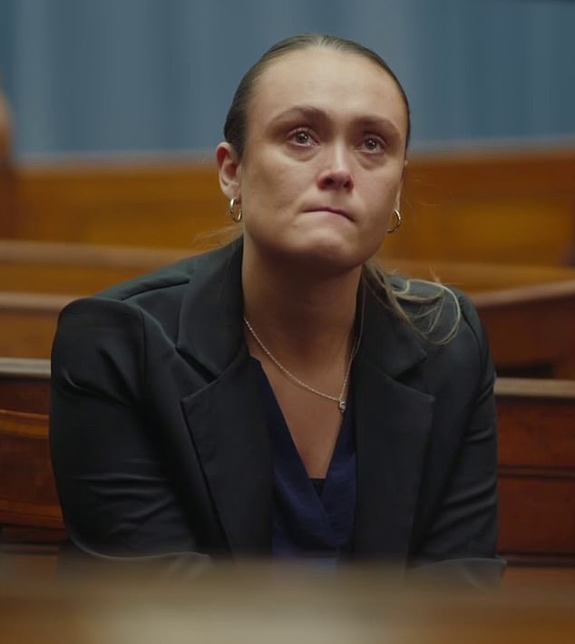 The accused (pictured, Sophie) must have been abused and was, in fact, the real victim, one juror decided as the trial got underway