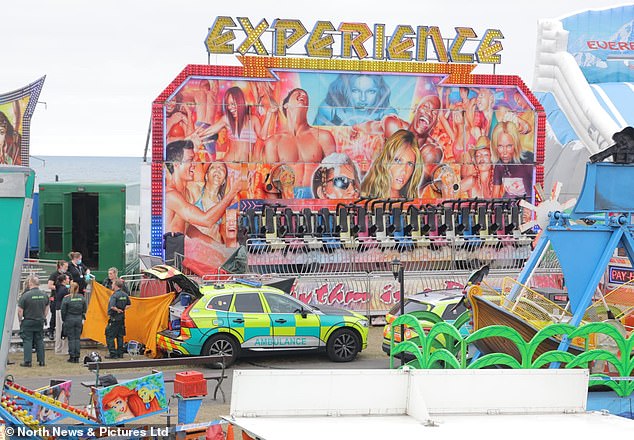 Police and paramedics rushed to the Spanish City Summer Funfair in Whitley Bay, Tyne and Wear, at around 2.15pm on Saturday after Stavers was hit by the ride
