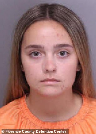 Trey's girlfriend, Gianna Kistenmacher, 17, is said to have set up their encounter, allegedly knowing Raper was armed. She was the second to be arrested and charged