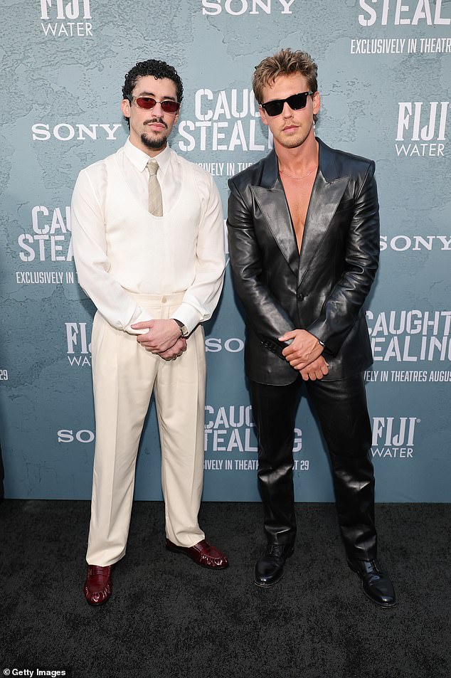 The dark comedy also stars rap superstar Bad Bunny