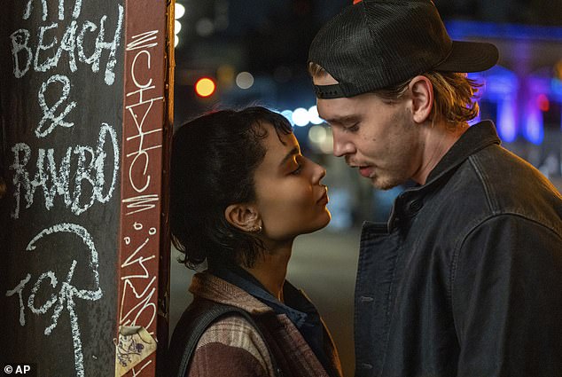 Zoe and Austin star in the upcoming Caught Stealing, set for release on August 29