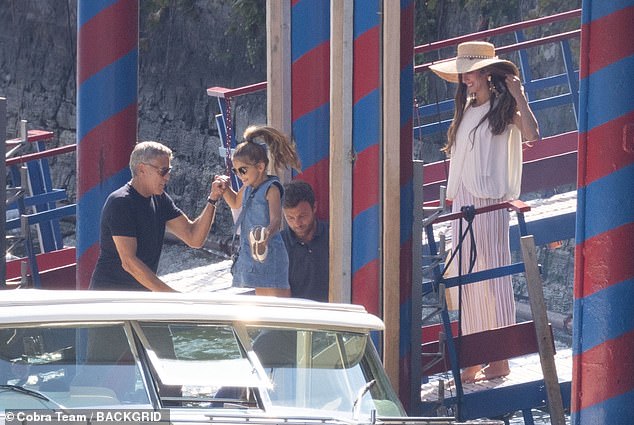 After their stay at the villa, the Clooneys and many of their guests are expected to head east to the Venice Film Festival which begins later this week
