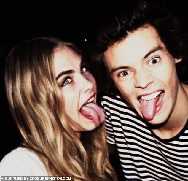 Styles was linked to model Cara Delevingne in 2013