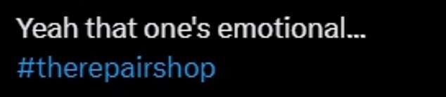 Many rushed to X, formerly known as Twitter, to share their emotional responses to the segment on the show