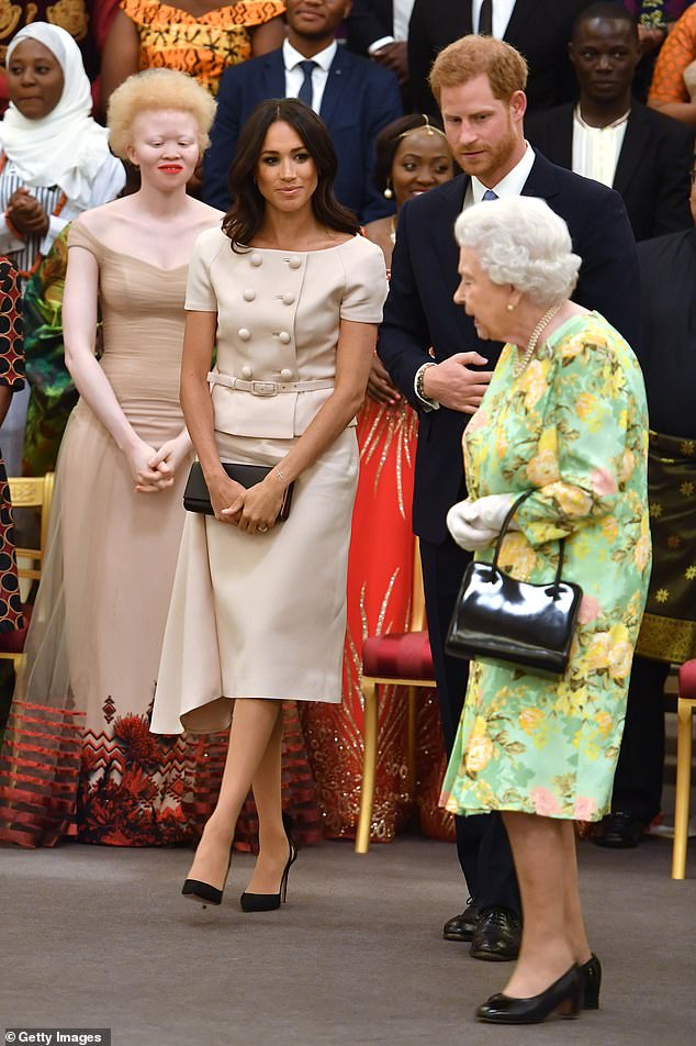During many outings, she would often wear nude-coloured tights to polish off her look, seemingly taking inspiration from the late Queen, who was barely seen without hosiery