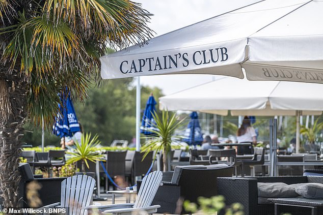 Samantha Williamson staggered across to the couple's table at the Captain's Club Hotel & Spa in Christchurch, Dorset