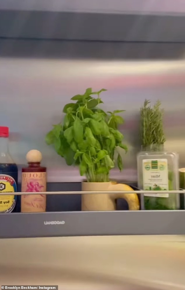 Brooklyn ensured his fresh ingredients were on display