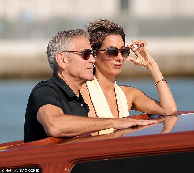Jay Kelly sees Clooney (pictured in the film) play a Hollywood movie star who 'always plays himself', weeks after hitting back at claims that he himself lacked onscreen versatility